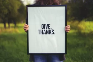 Daily gratitude habits